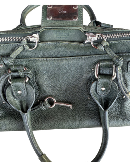 2000S CHLOÉ PADDINGTON LEATHER HANDBAG