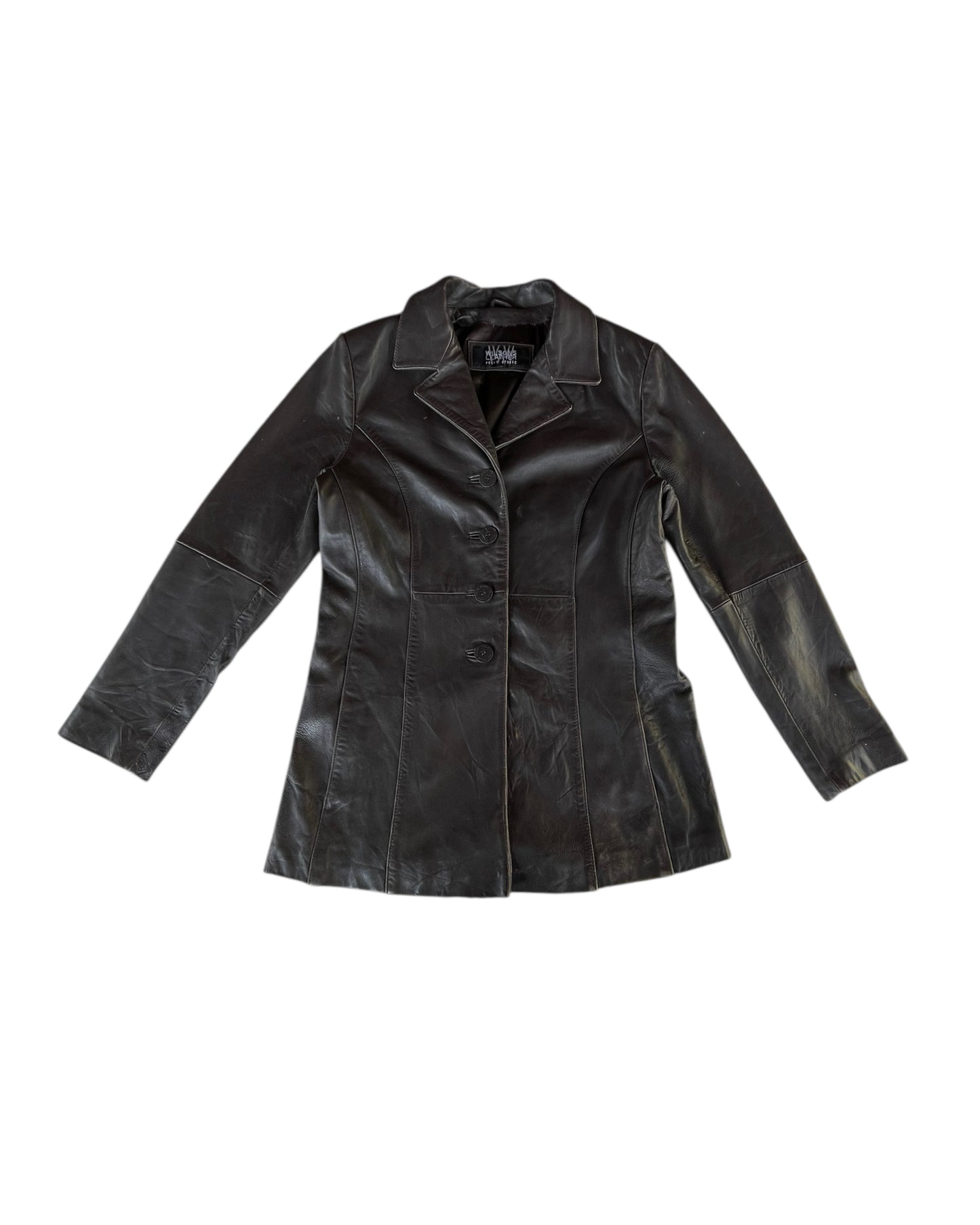 2000S WILSONS LEATHER BROWN JACKET