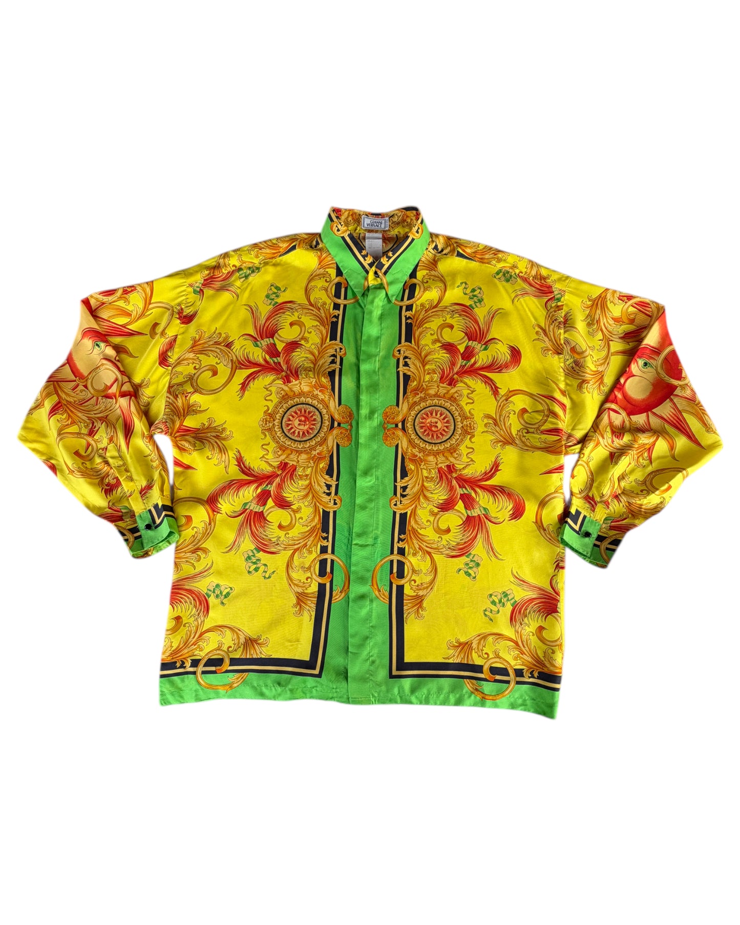 1990s GIANNI VERSACE SILK BAROQUE SHIRT