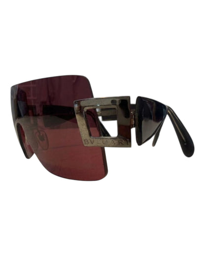 2000S BVLGARI PINK MIRRORED LUXE SUNGLASSES