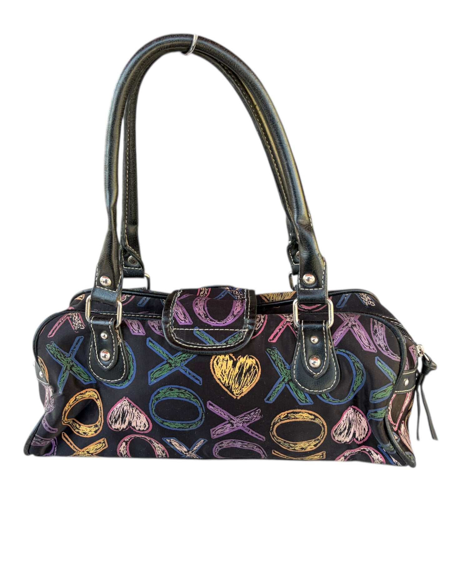 2000S XOXO BLACK XO PATTERN HANDBAG