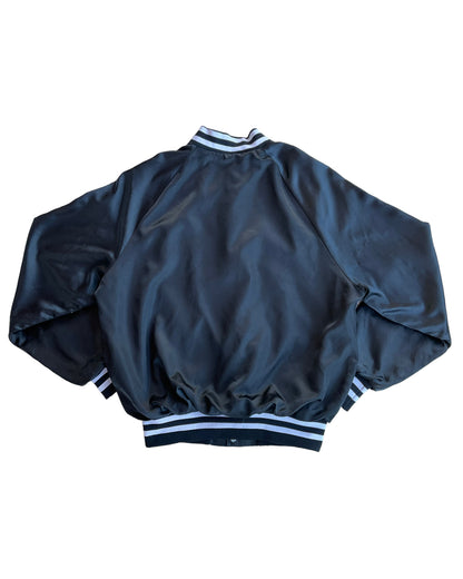 1990S KING LOVIE SATIN BLACK JACKET