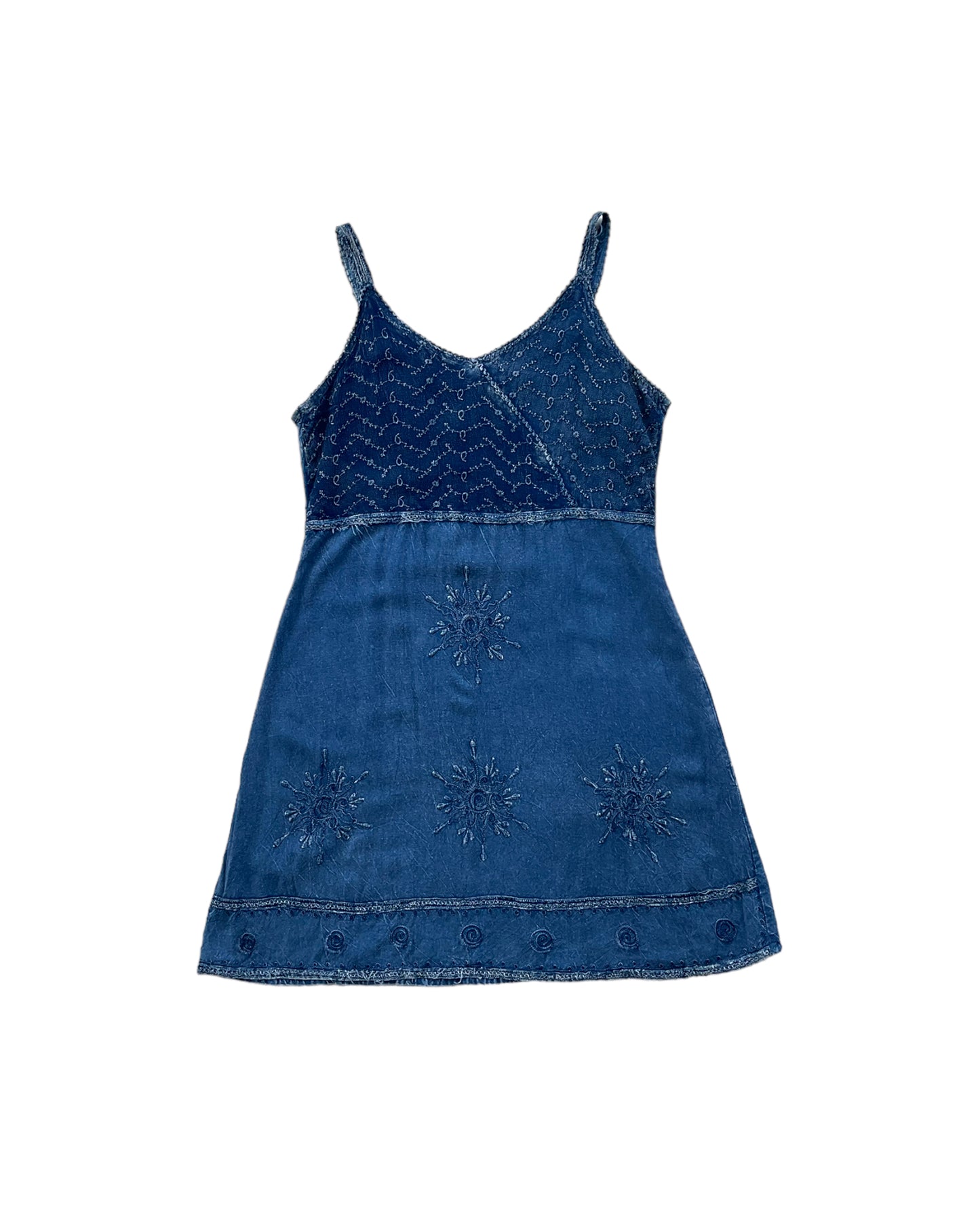 1990S RAYA SUN DENIM DRESS