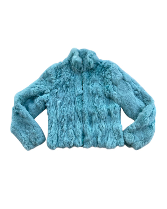 2000’S TURQUOISE FUR JACKET
