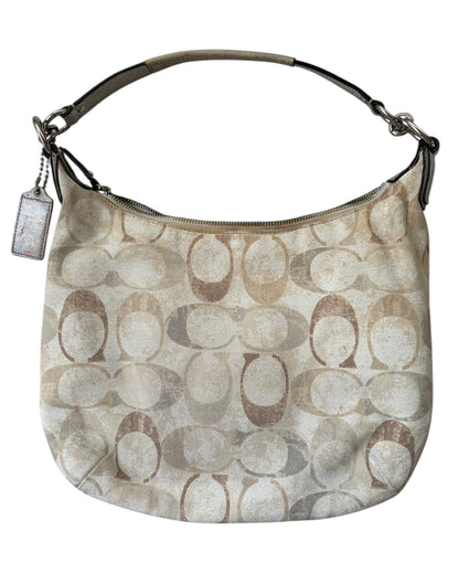 2010'S KRISTIN EMBELLISHED SIGNATURE COACH HOBO BAG