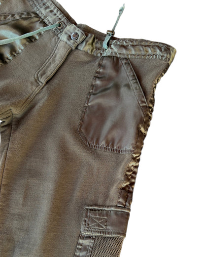 2000S GUESS JEANS BROWN CARGO PANTS