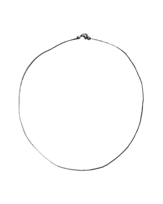 1990S BAR SILVER NECKLACE
