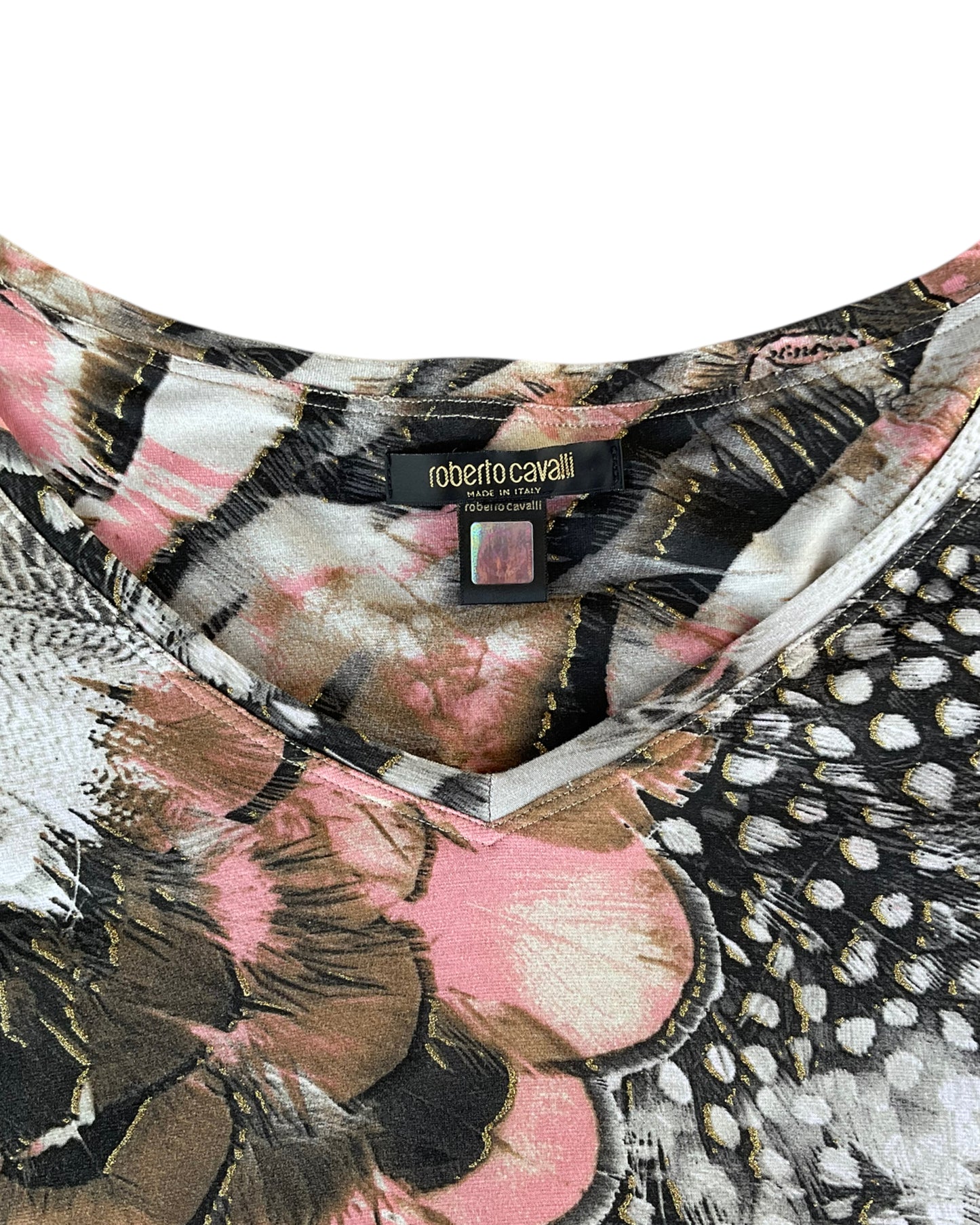 2000S ROBERTO CAVALLI PRINT TOP
