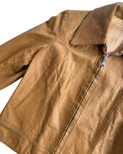 2000´S CAMEL LEATHER JACKET