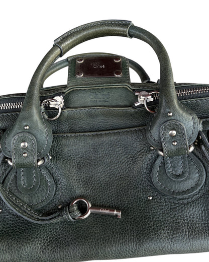 2000S CHLOÉ PADDINGTON LEATHER HANDBAG