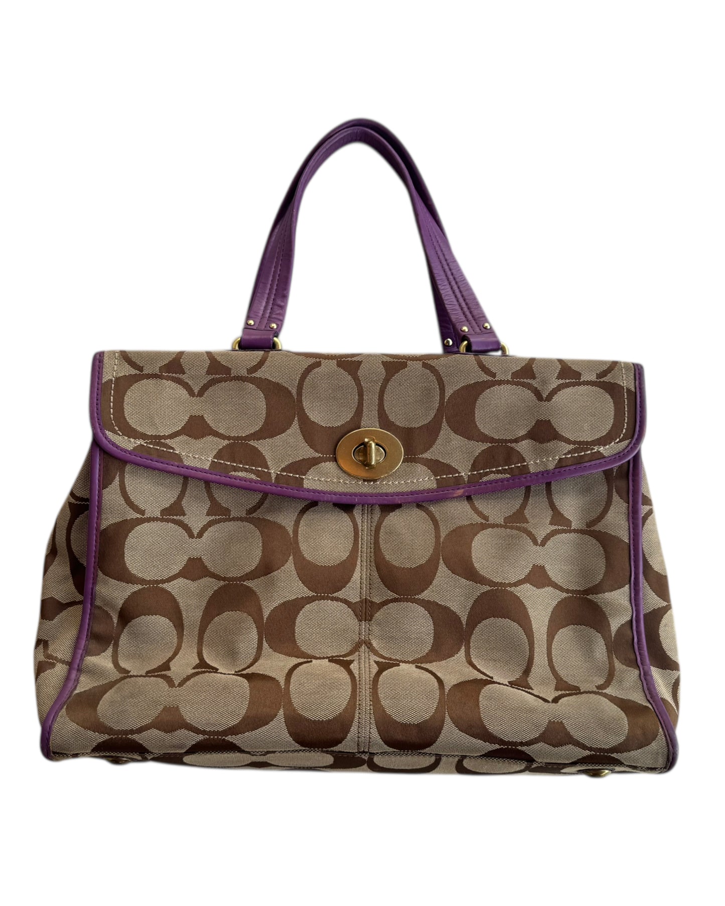 2000’S COACH CHELSEA SIGNATURE LAPTOP TRAVEL ORGANIZER