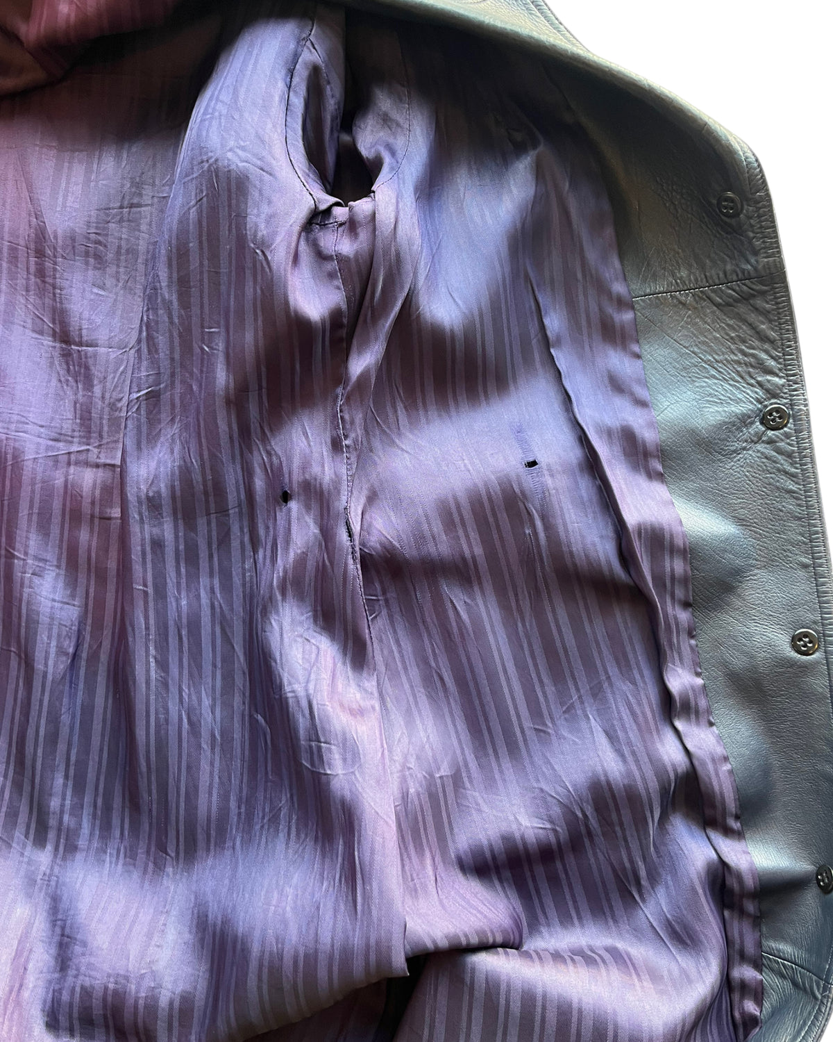1970S PETROL LEATHER JACKET