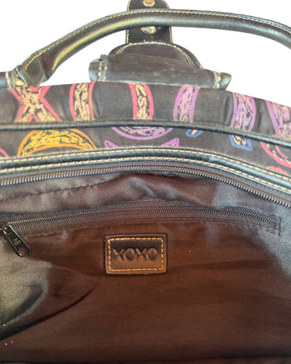 2000S XOXO BLACK XO PATTERN HANDBAG