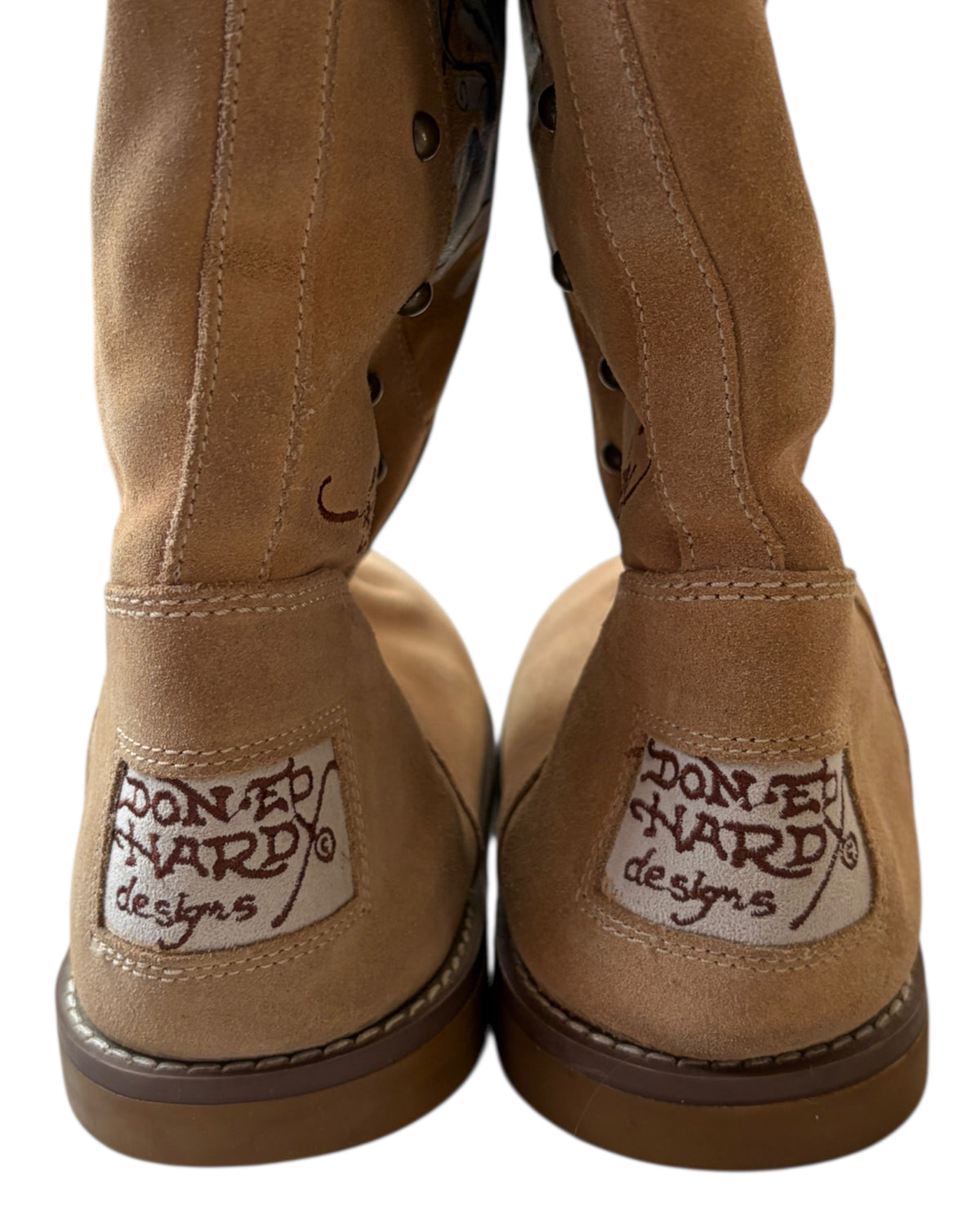 2000S ED HARDY LOVE KILLS SLOWLY HIGH BOOTS