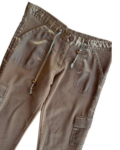2000S GUESS JEANS BROWN CARGO PANTS