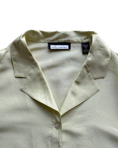 1990S CAROL TOUPENCE SILK SHIRT