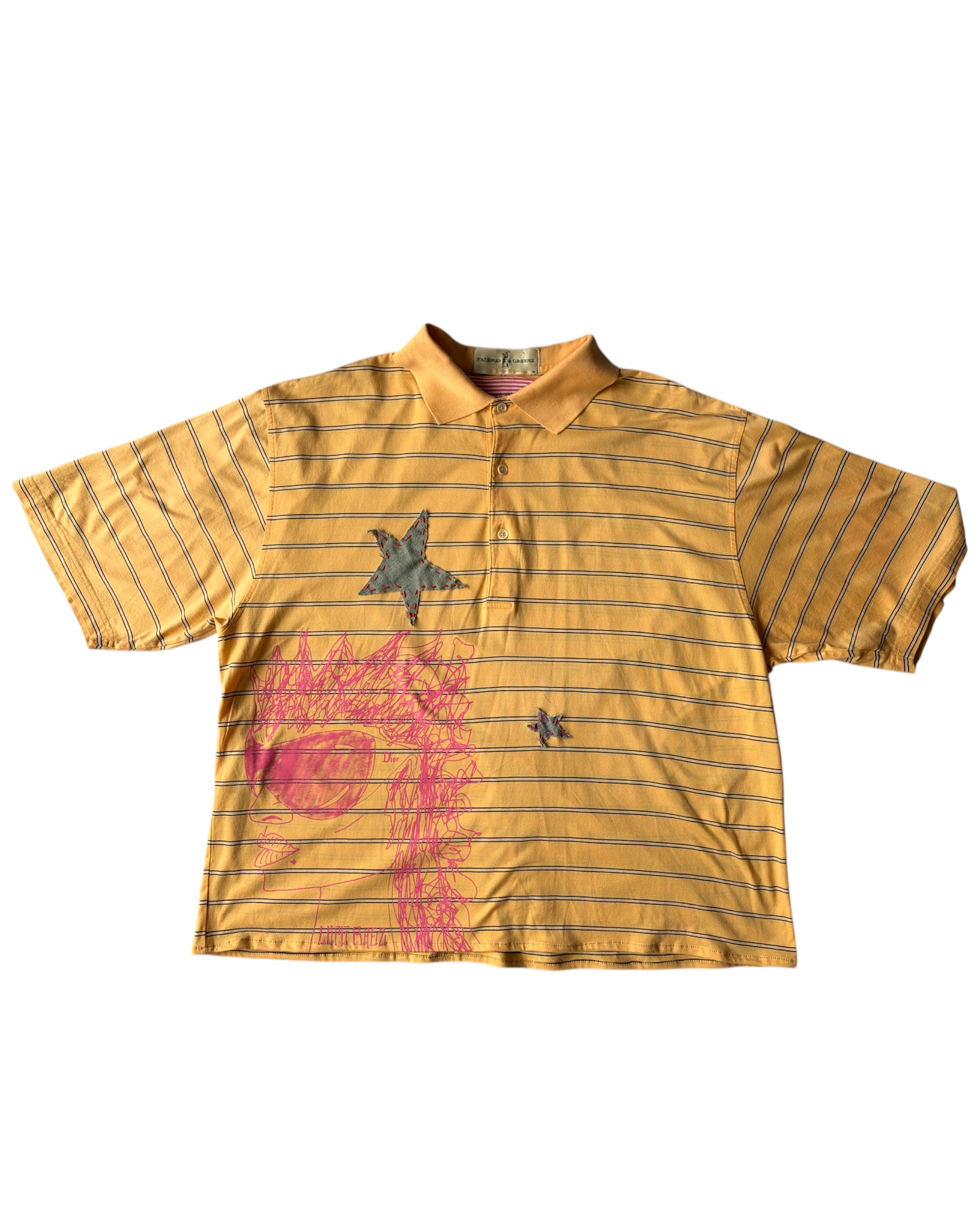 1990s LUPE BAEZ UPCYCLED POLO SHIRT