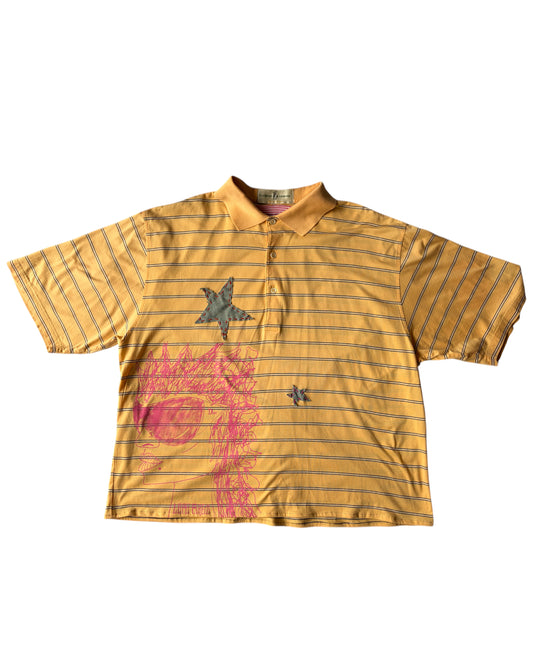1990s LUPE BAEZ UPCYCLED POLO SHIRT