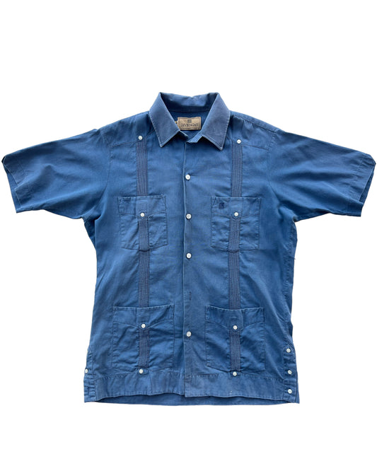 1970s GIVENCHY BLUE SHIRT