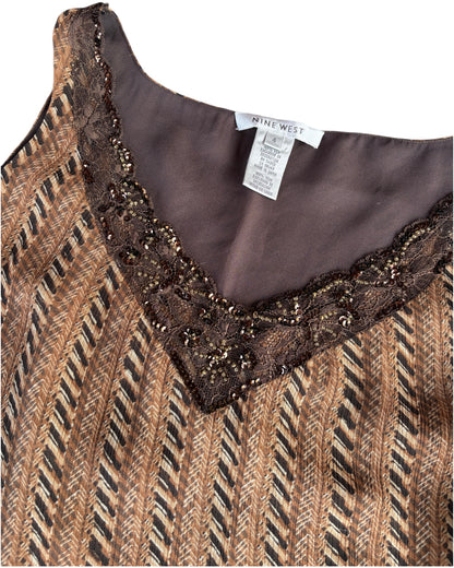 2000S BROWNIE SILK TOP