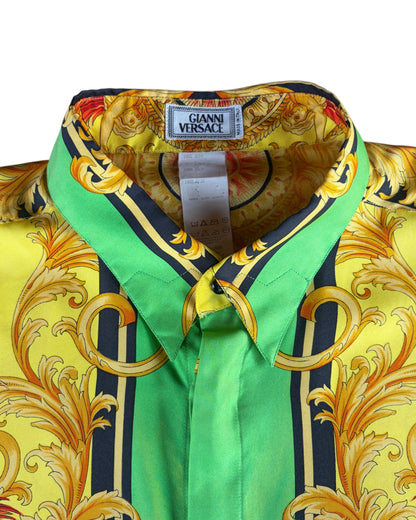 1990s GIANNI VERSACE SILK BAROQUE SHIRT