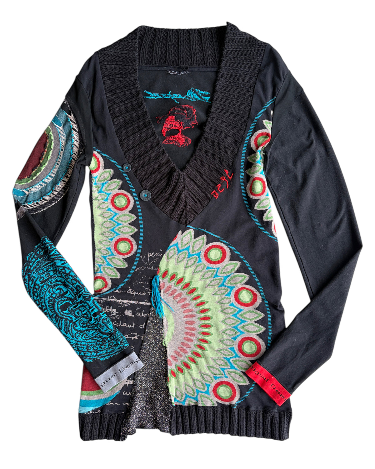 2000S DESIGUAL CHIEF CARDIGAN