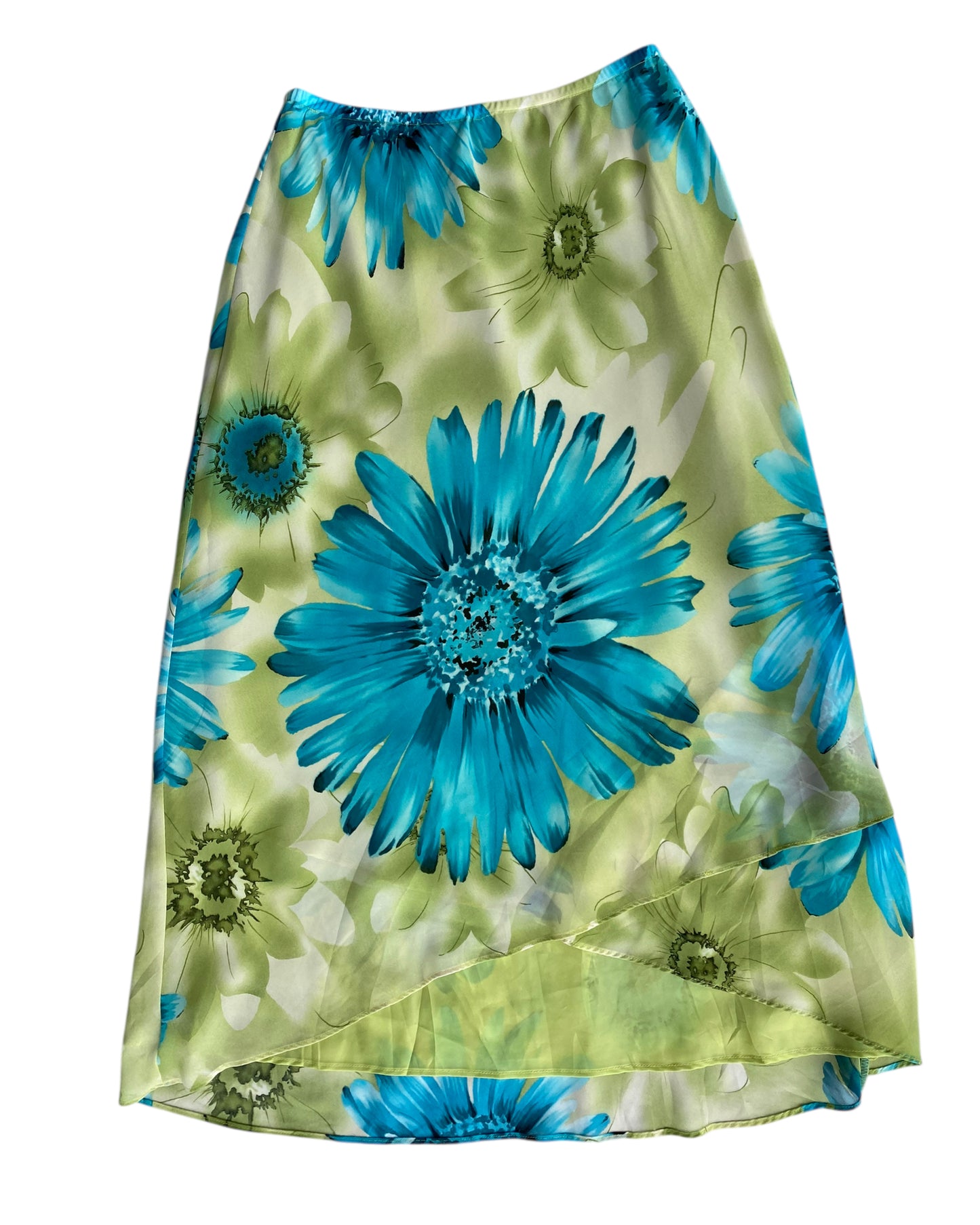 1990´S 3D FLOWERED PRINTED SKIRT