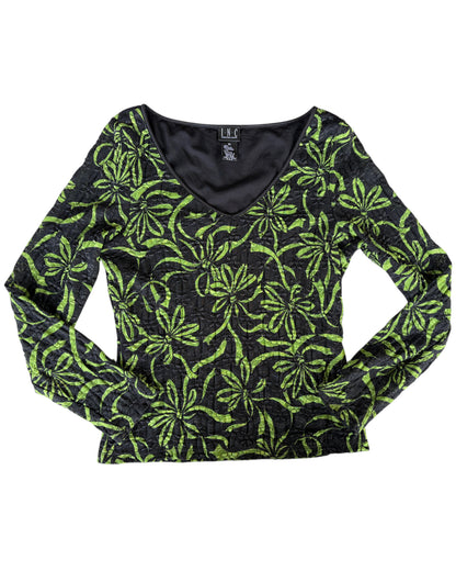 2000S I·N·C BLACK LACE TOP