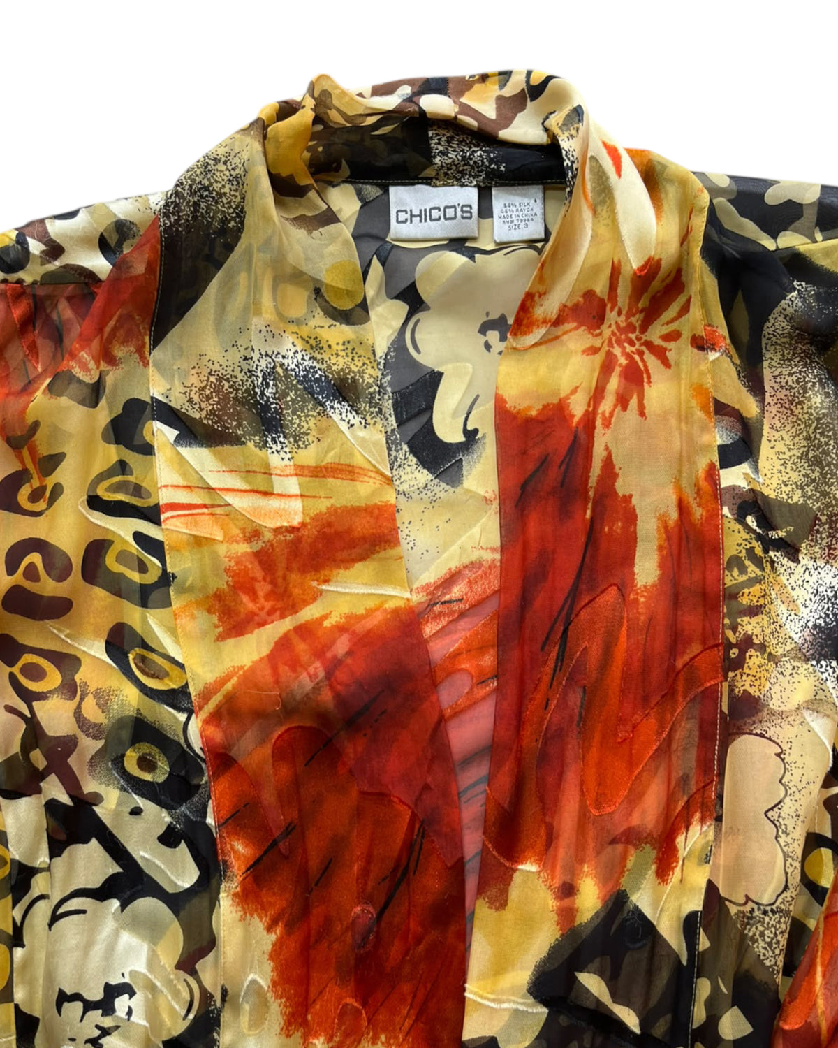 2000S SABINA SILK KIMONO