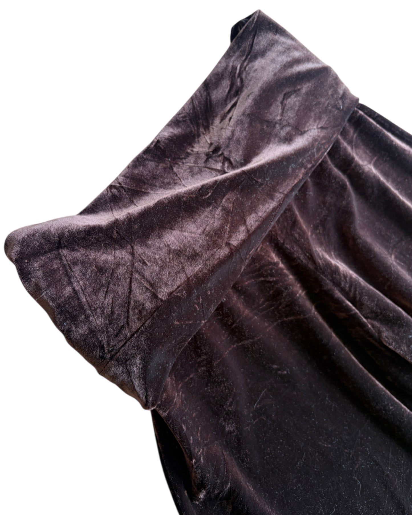 2000S VELVET CHOCOLATE PANTS