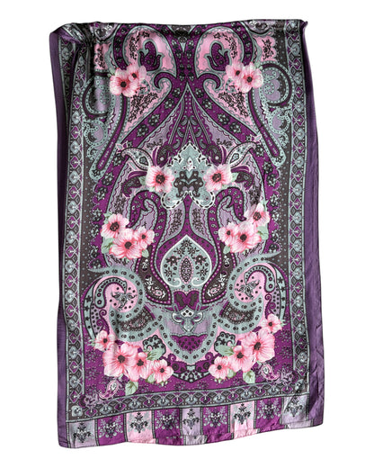 2000S PAISLEY BOHEMIA SILK SCARF