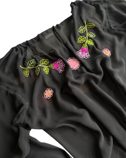 2000S GALLIANO SILK BLOUSE