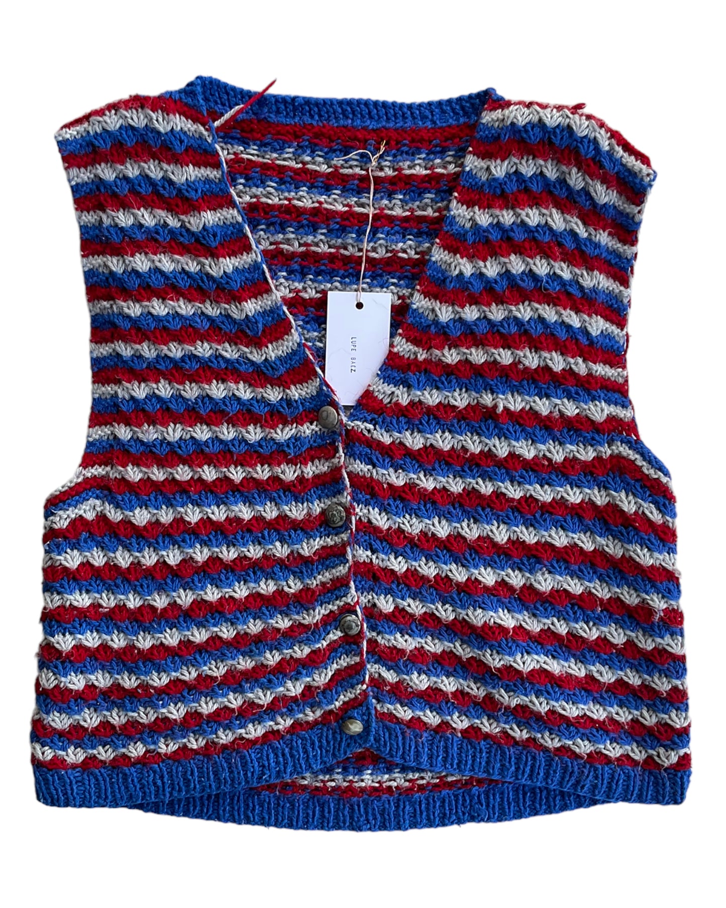 1980S HAND KNITTED VEST