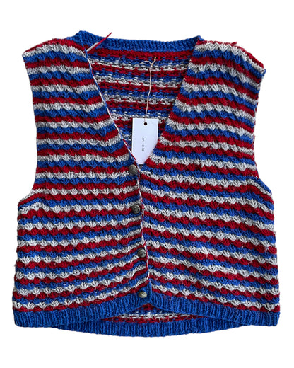 1980S HAND KNITTED VEST