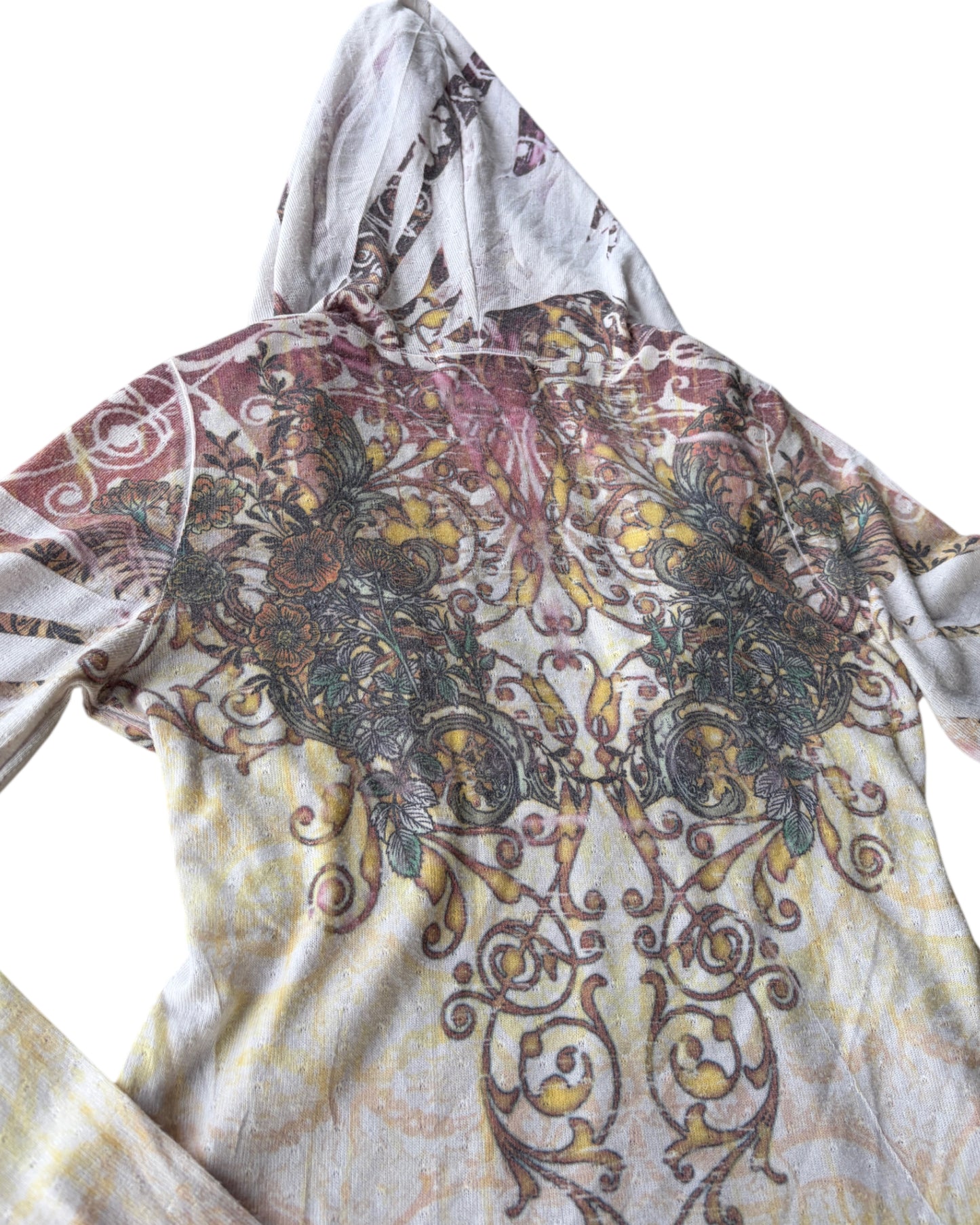 2000S COLOR IN MOTION BOHO FLORAL BLOUSE
