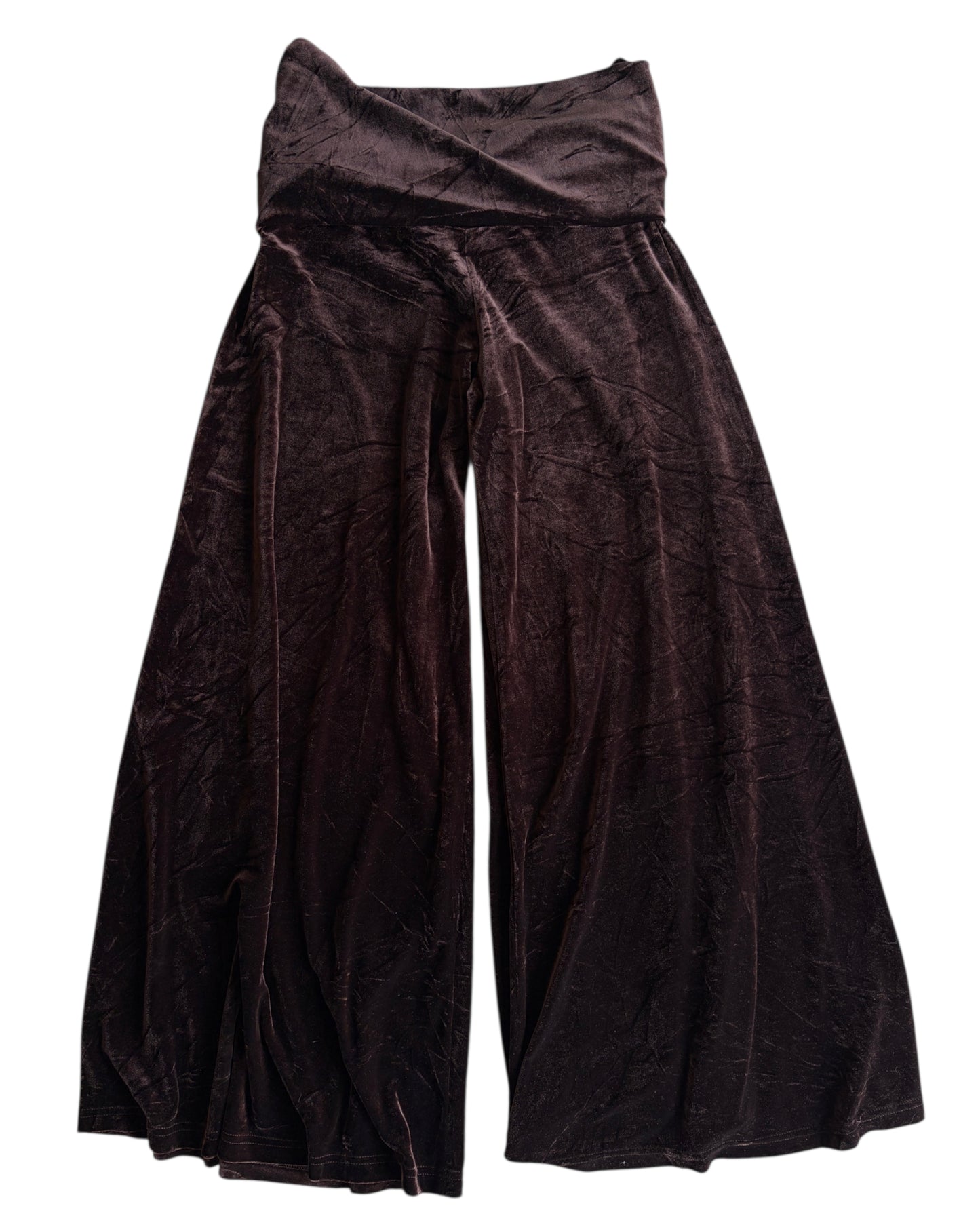 2000S VELVET CHOCOLATE PANTS