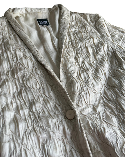 2000S EILEEN FISHER SILK COAT