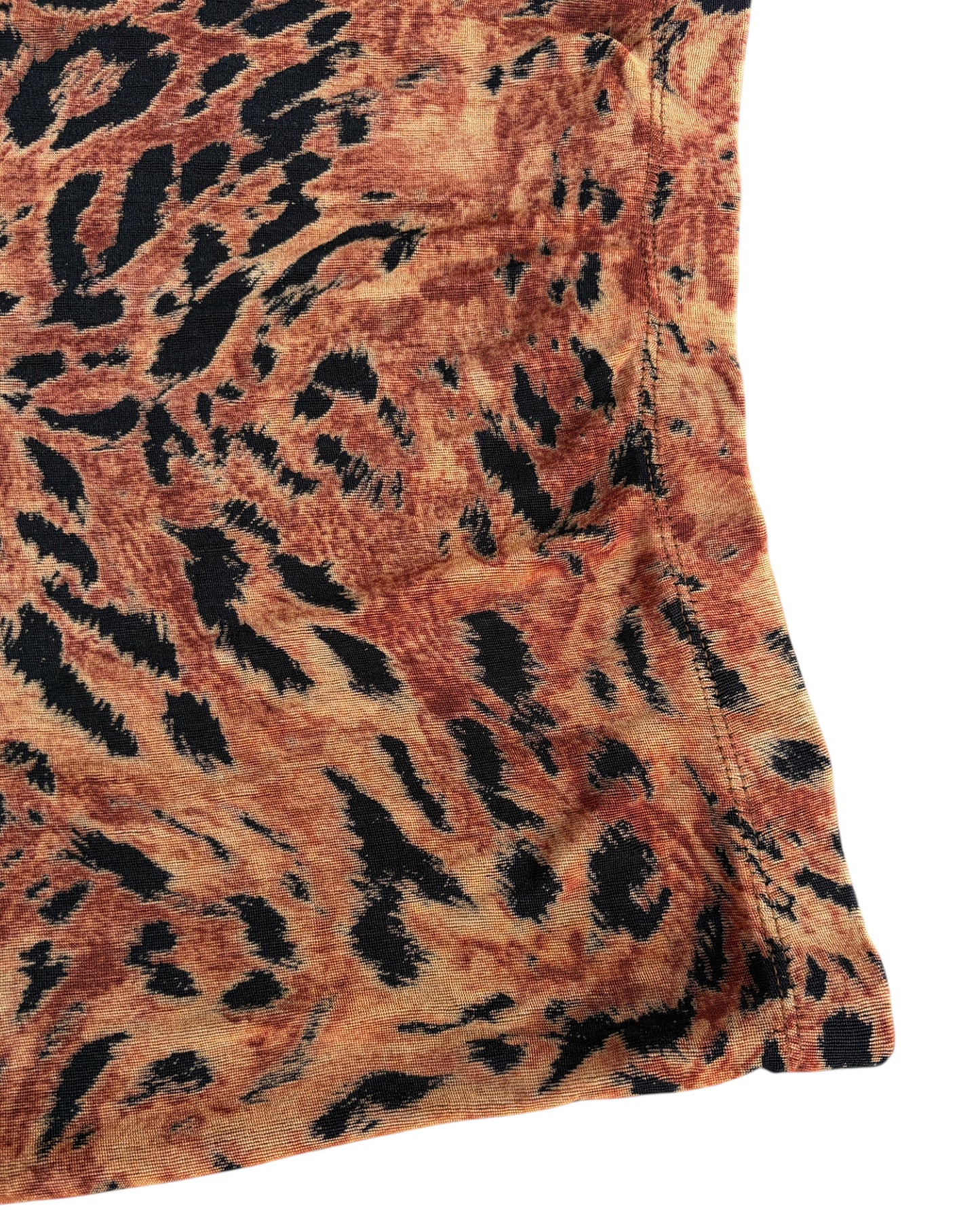 2000S ALFRED DUNNER LEOPARD SKIRT