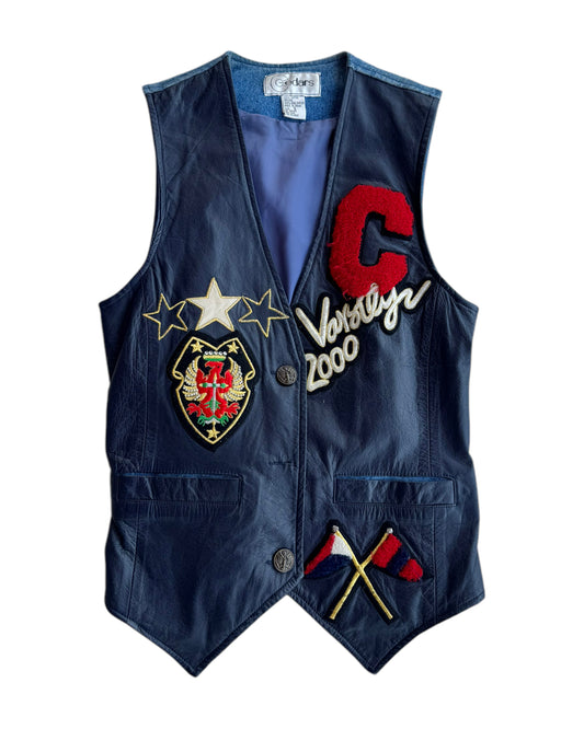 1990s´S CEDARS LEATHER VEST