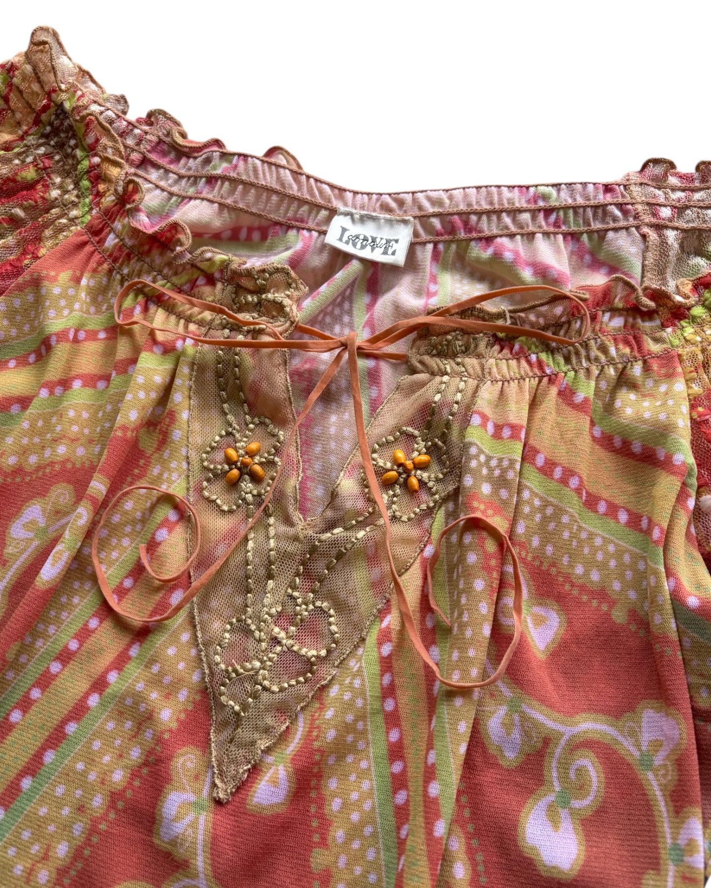 2000S LOVE ANNOUNCEMENT BLOUSE