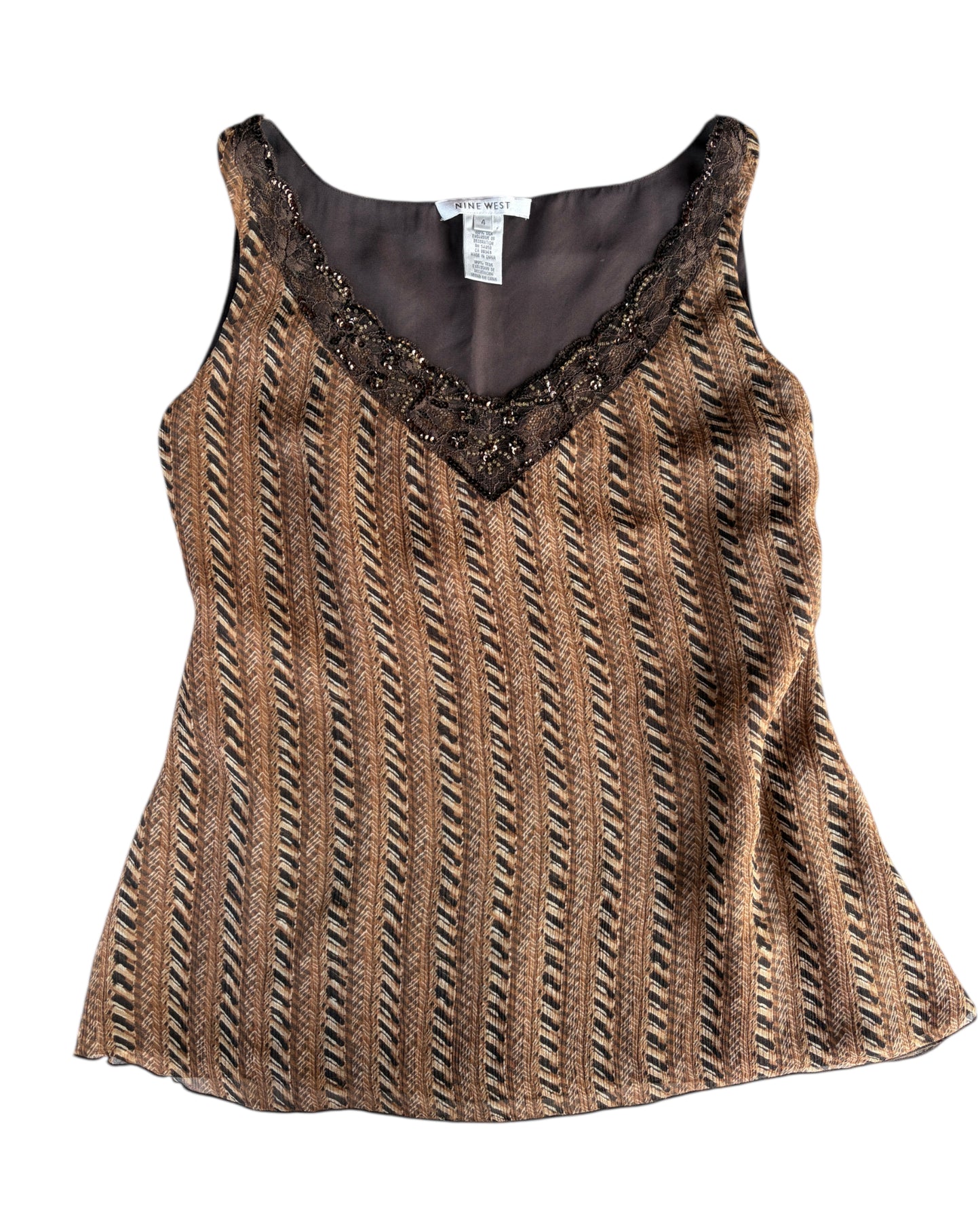 2000S BROWNIE SILK TOP