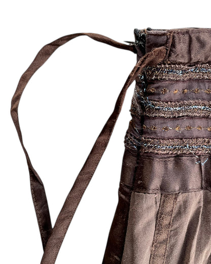 2000S ZARA TRF BROWN SKIRT