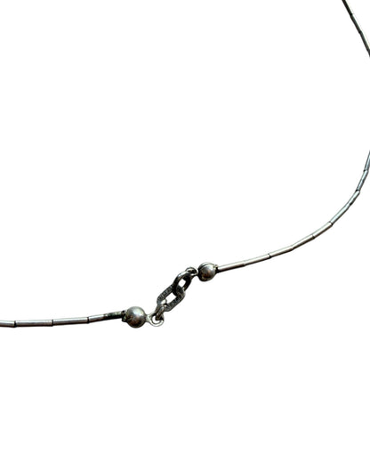 1990S BAR SILVER NECKLACE