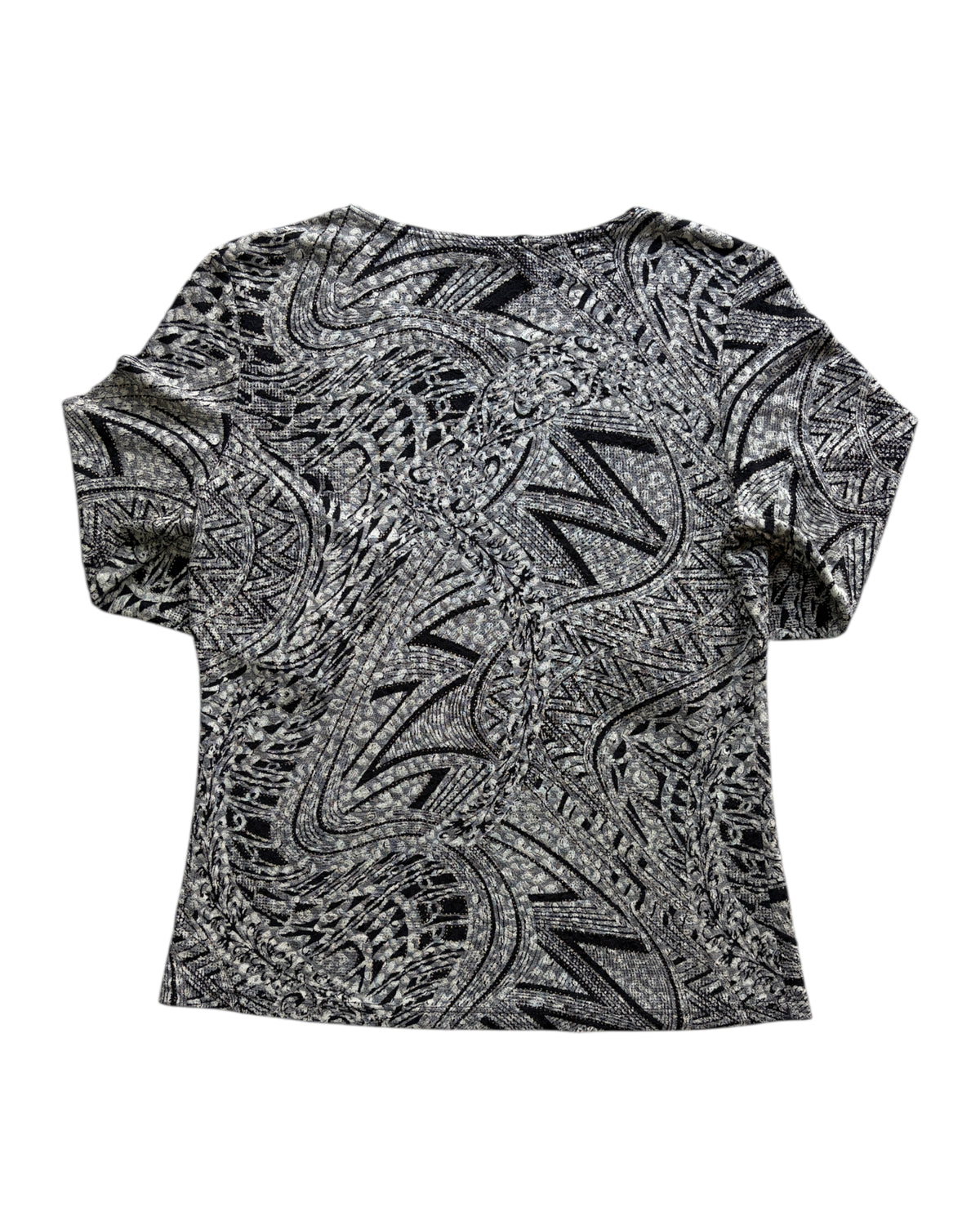 1990S BRITTANY BLACK BLOUSE