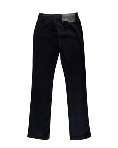 2000S DOLCE GABBANA BLACK JEANS