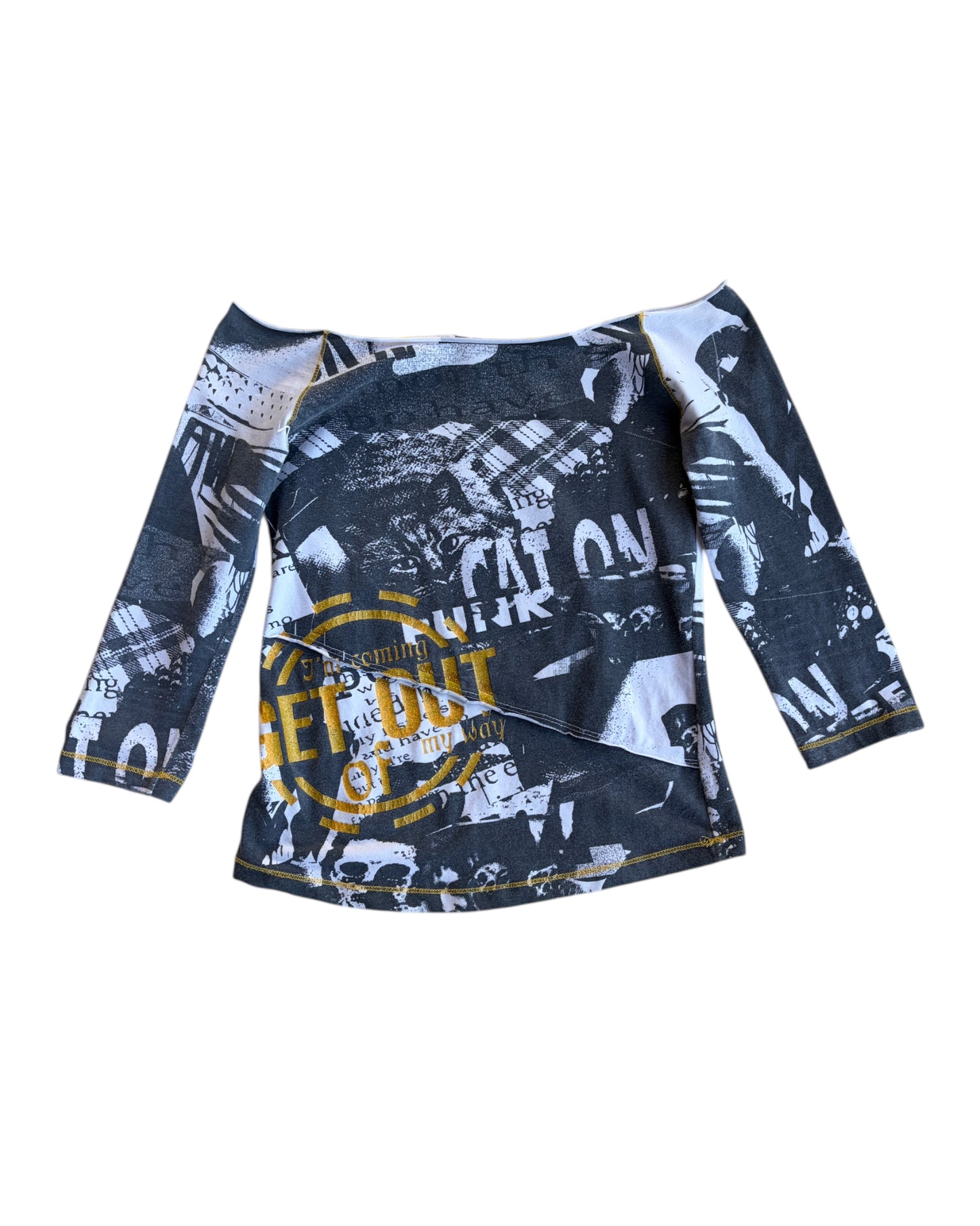 2000S PUNK CAT T- SHIRT