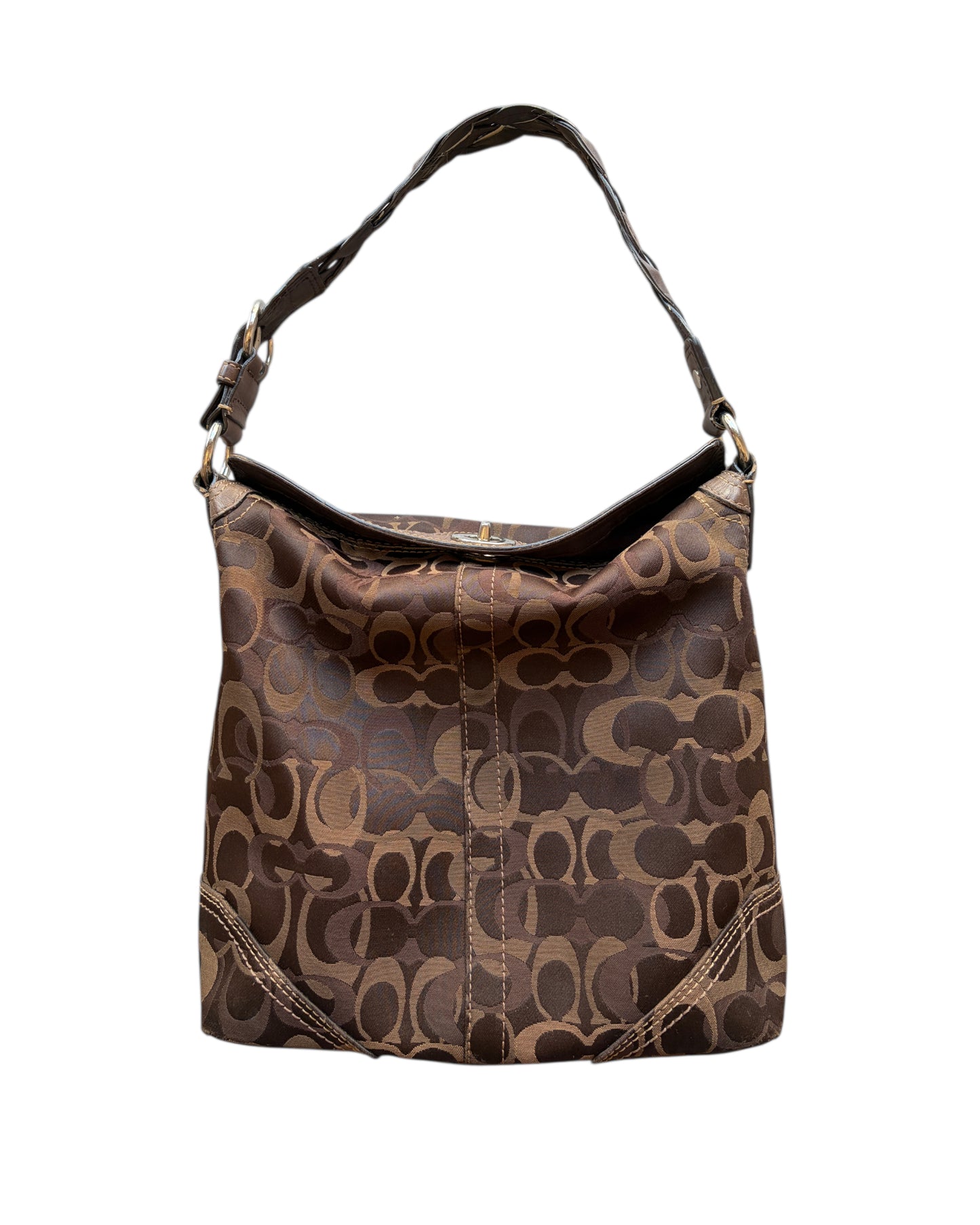 2000S COACH CHEALSKEA OPTIC SIGNATURE HOBO