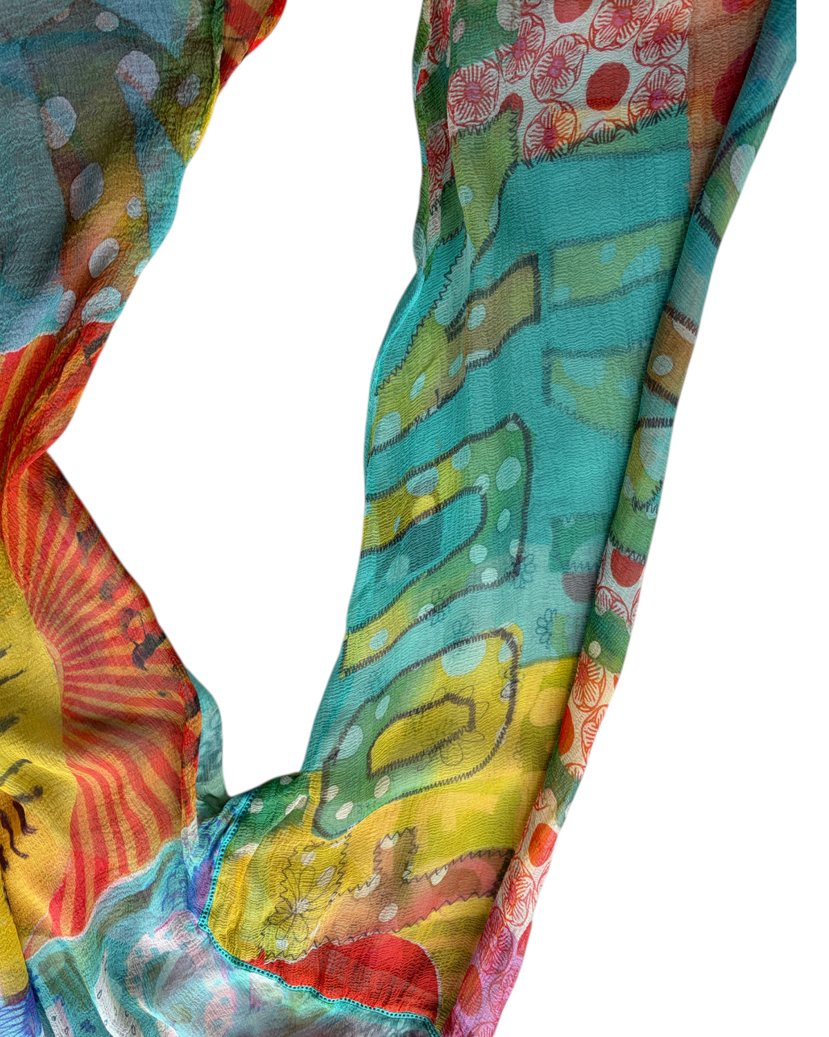 2000S GALLIANO SILK BLOUSE