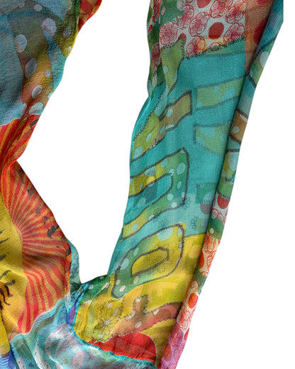 2000S GALLIANO SILK BLOUSE