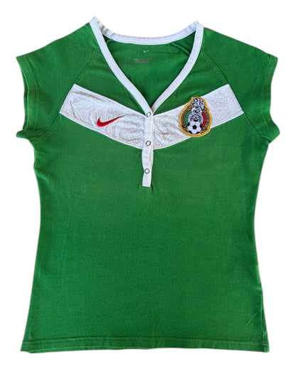 2000S NIKE GREEN MEXICO FOOTBALL JERSEY